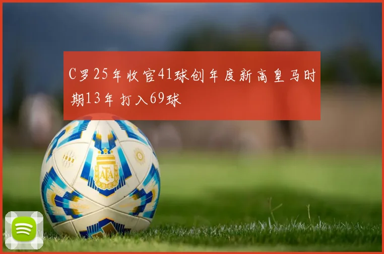 C罗25年收官41球创年度新高皇马时期13年打入69球